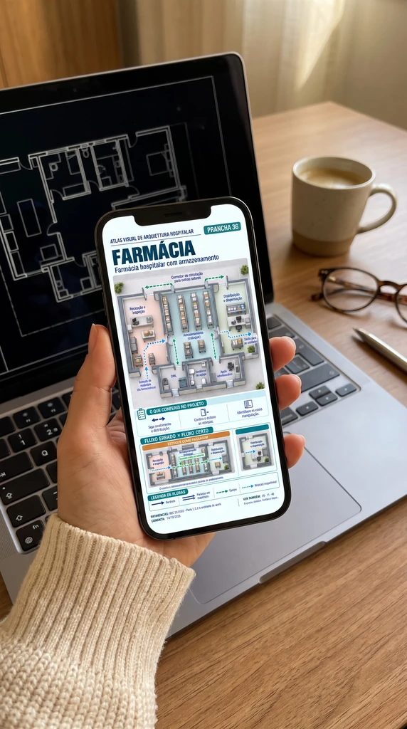 Consulta de farmácia no celular